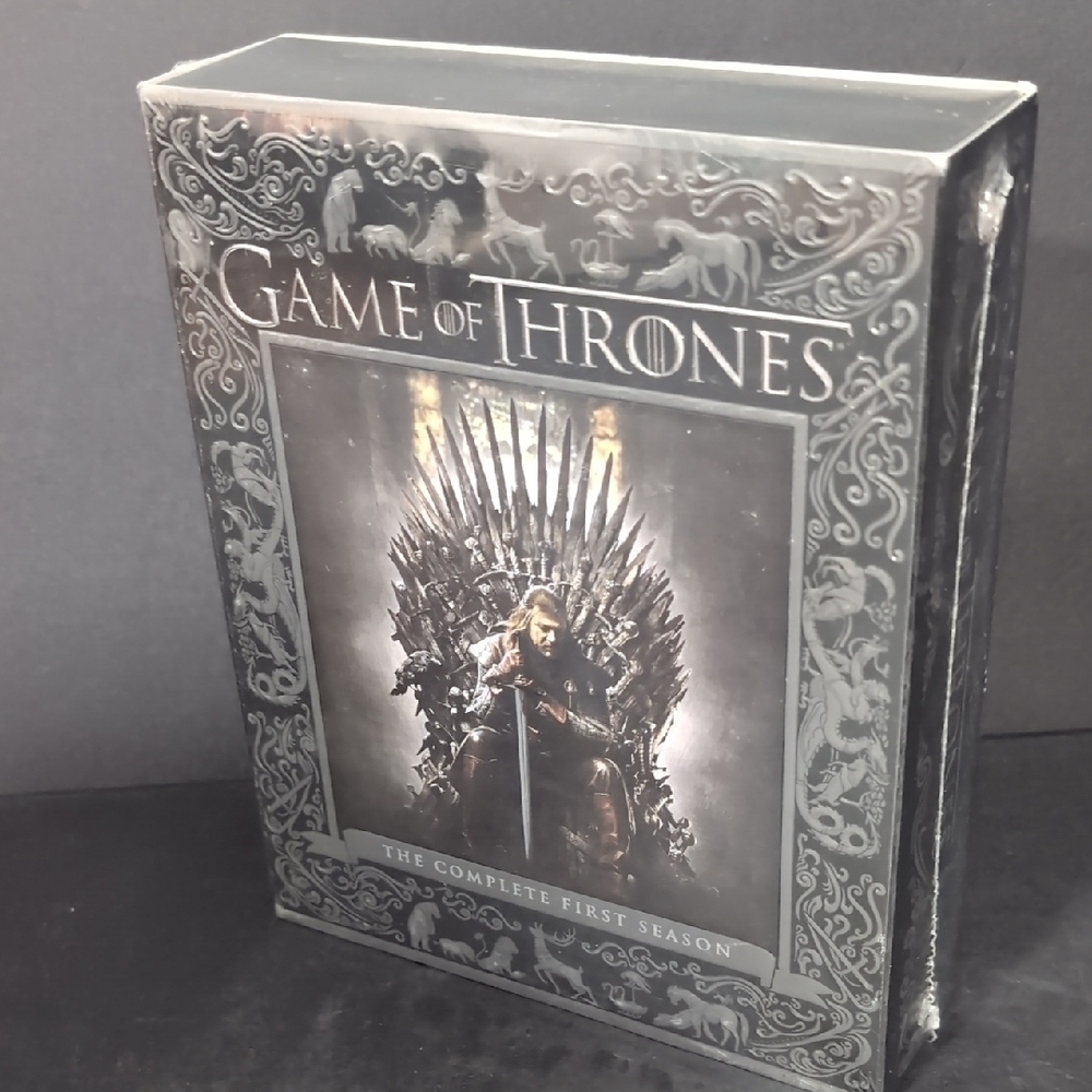 NWOT,Game of Thrones Complete First Season,5 Disc Set.